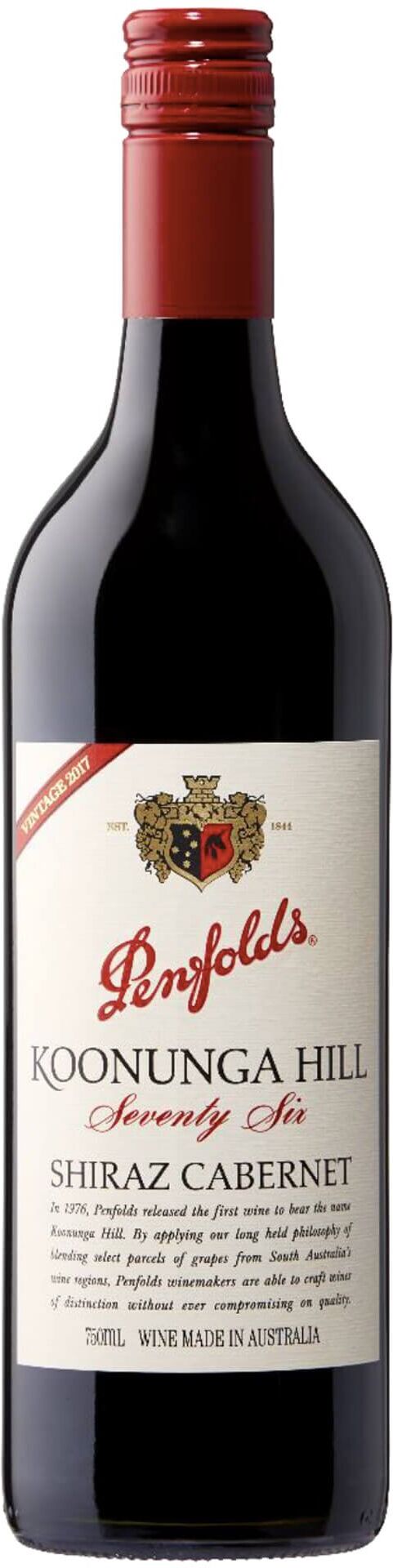 Penfolds Shiraz Cabernet Koonunga Hill 76 2021