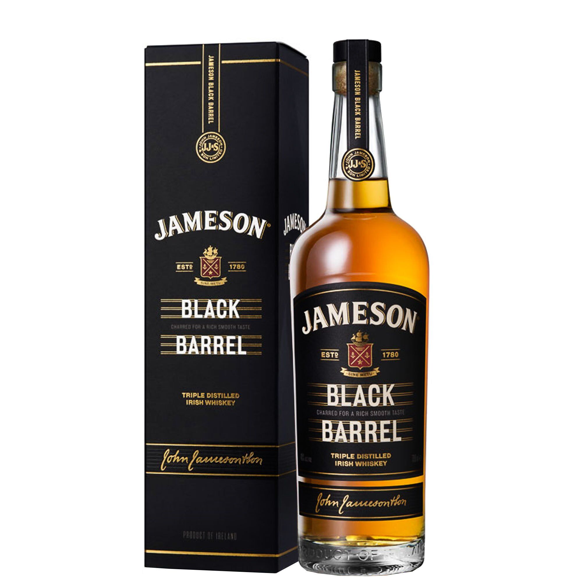 Irish Whiskey Black Barrel Jameson   Jameson Irish Whiskey Ireland  0.7l