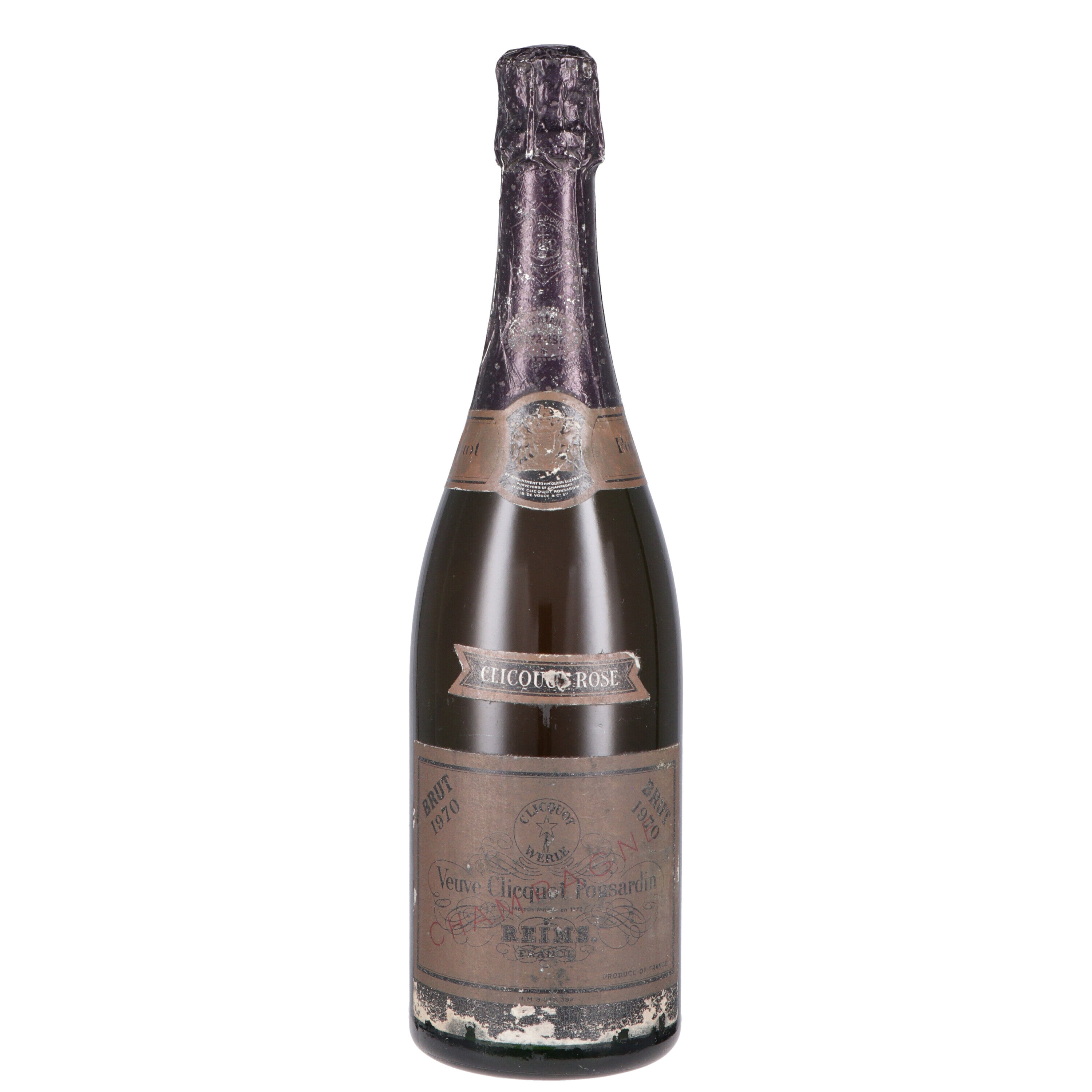 Veuve Clicquot Champagne Brut Rosé 1970