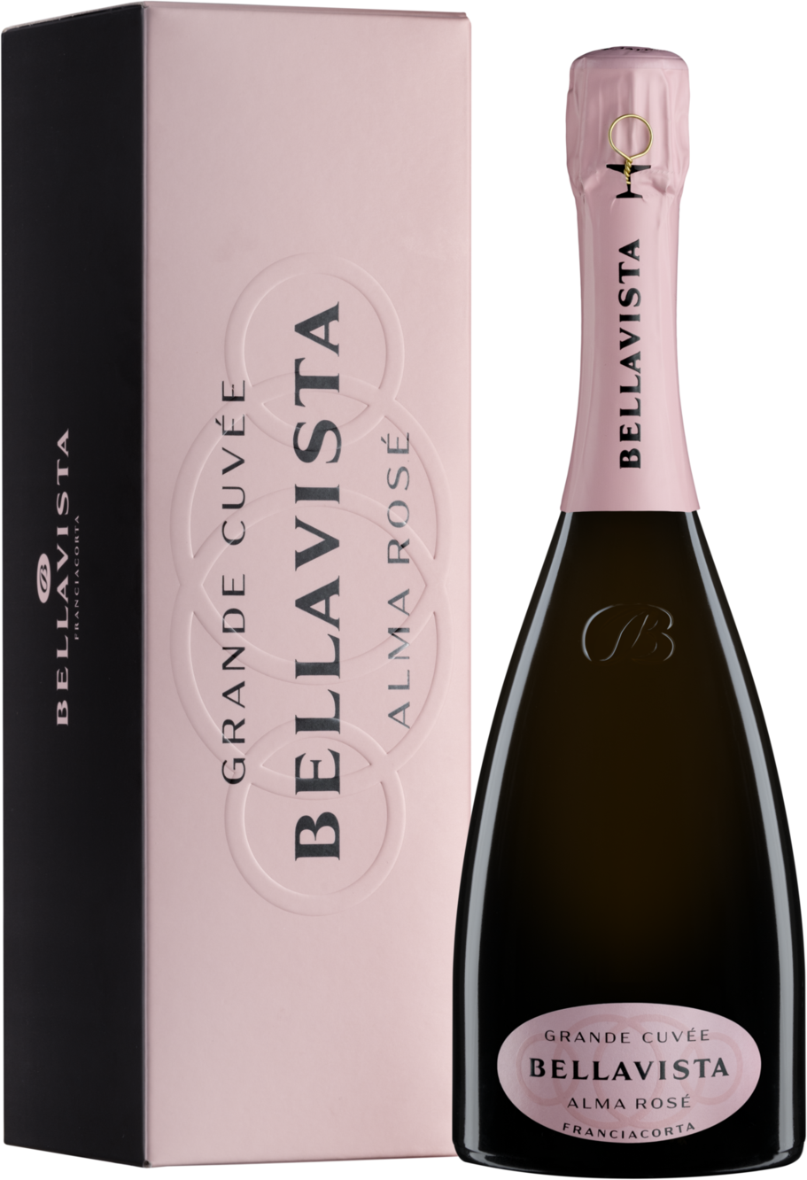 Bellavista Franciacorta Rosé Pas Dosé Docg N.v. Gran Cuvée Alma Rosé