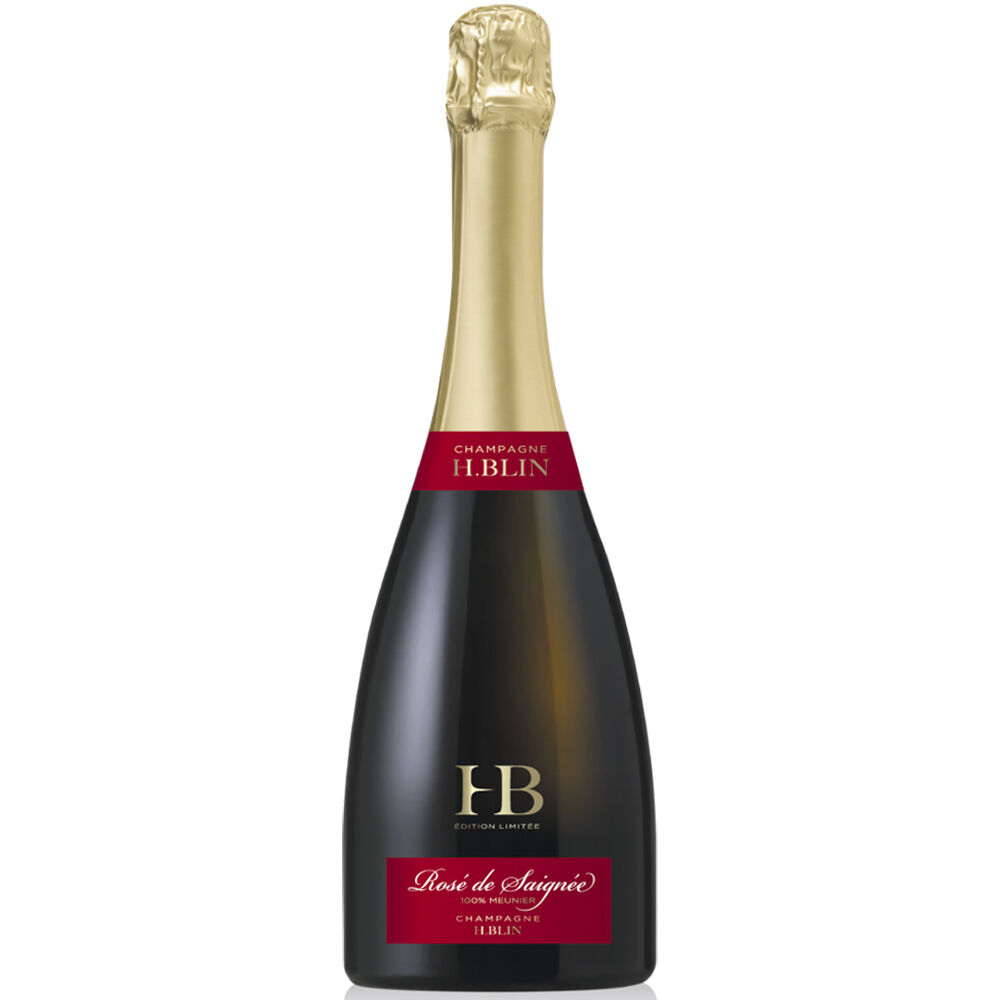 H. Blin Champagne Extra Brut Blanc De Noirs Blins Rosé De Saignée