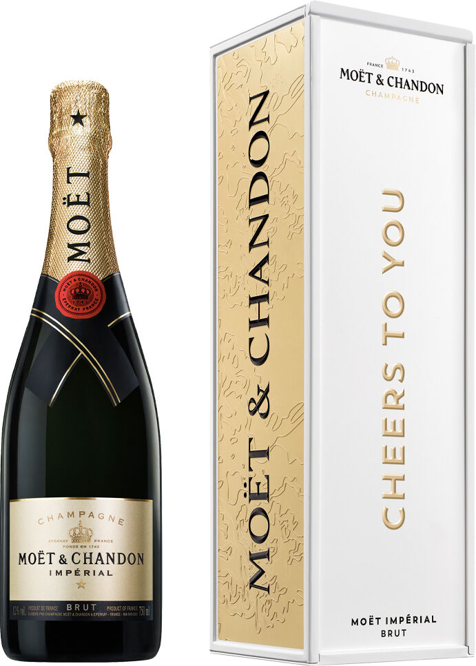 Moët & Chandon Champagne Brut Moët Impérial Cheers To You  Moët E Chandon  Gift Box