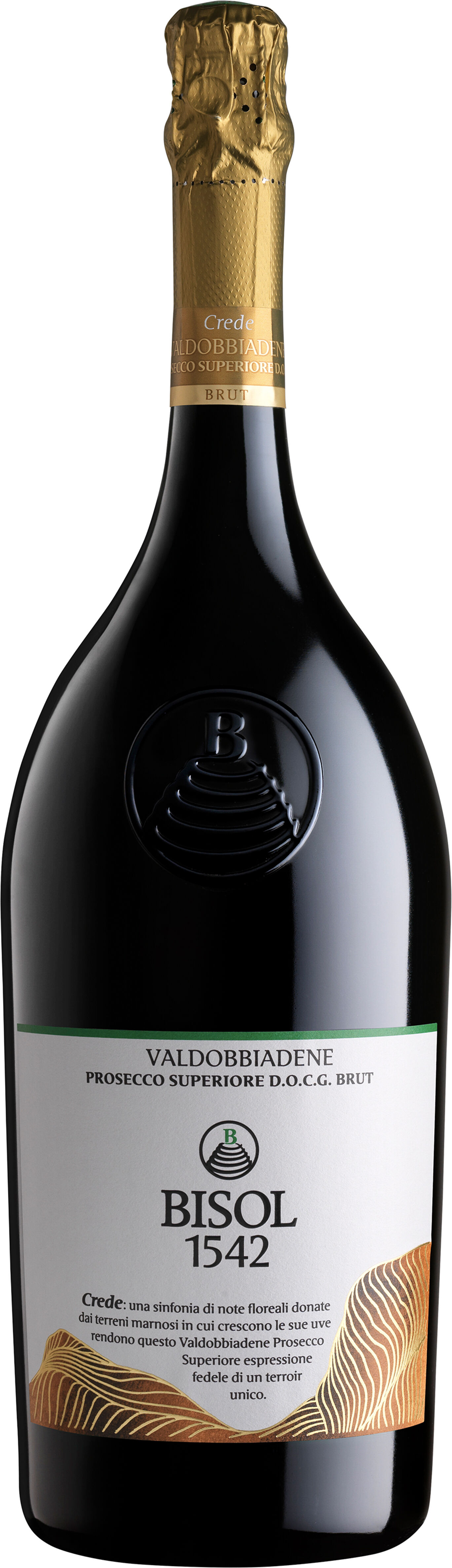 Bisol1542 Valdobbiadene Prosecco Superiore Docg Brut Crede 2022 Magnum