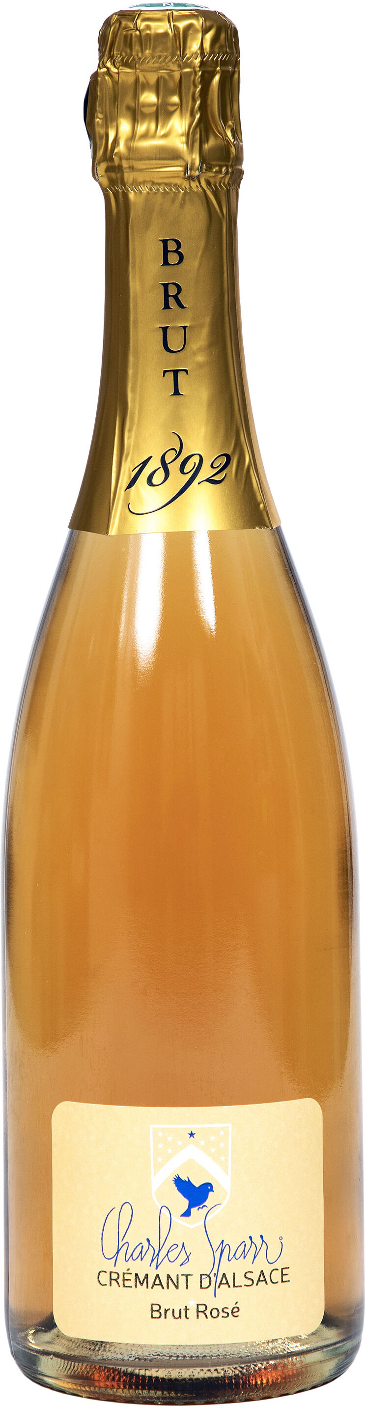 Charles Sparr Crémant D Alsace Brut Rosé Méthode Traditionnelle