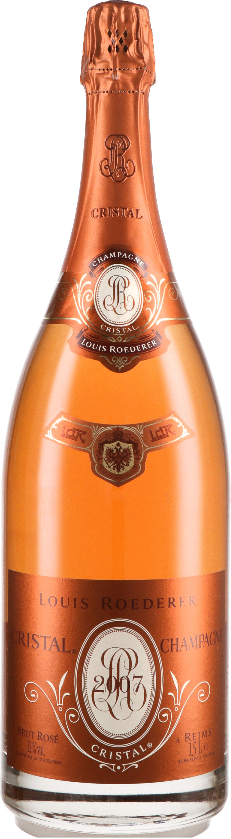 Louis Roederer Champagne Brut Rosé Cristal 2007 Magnum