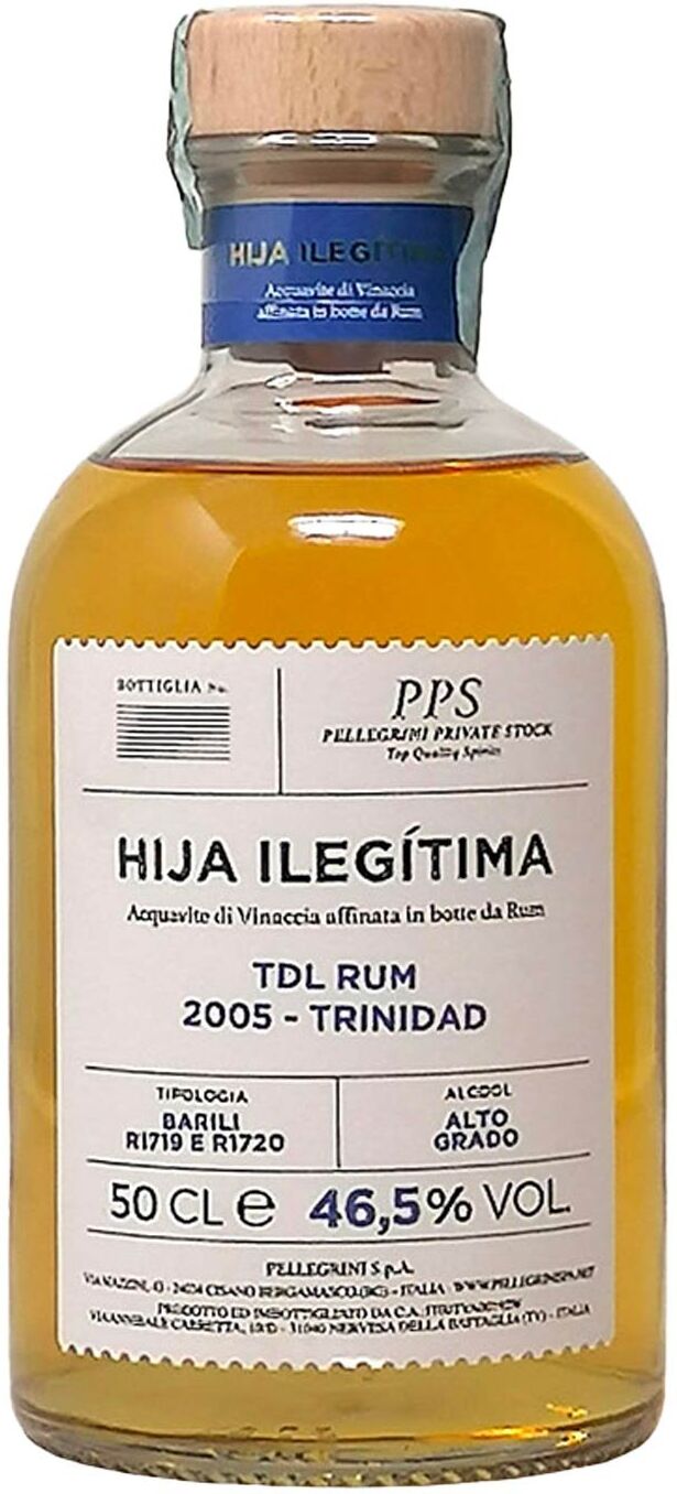 Pellegrini Private Stock Acquavite Di Vinaccia Riserva Affinata In Botti Di Rum Tdl 2005   Trinidad Hjia Ilegitima