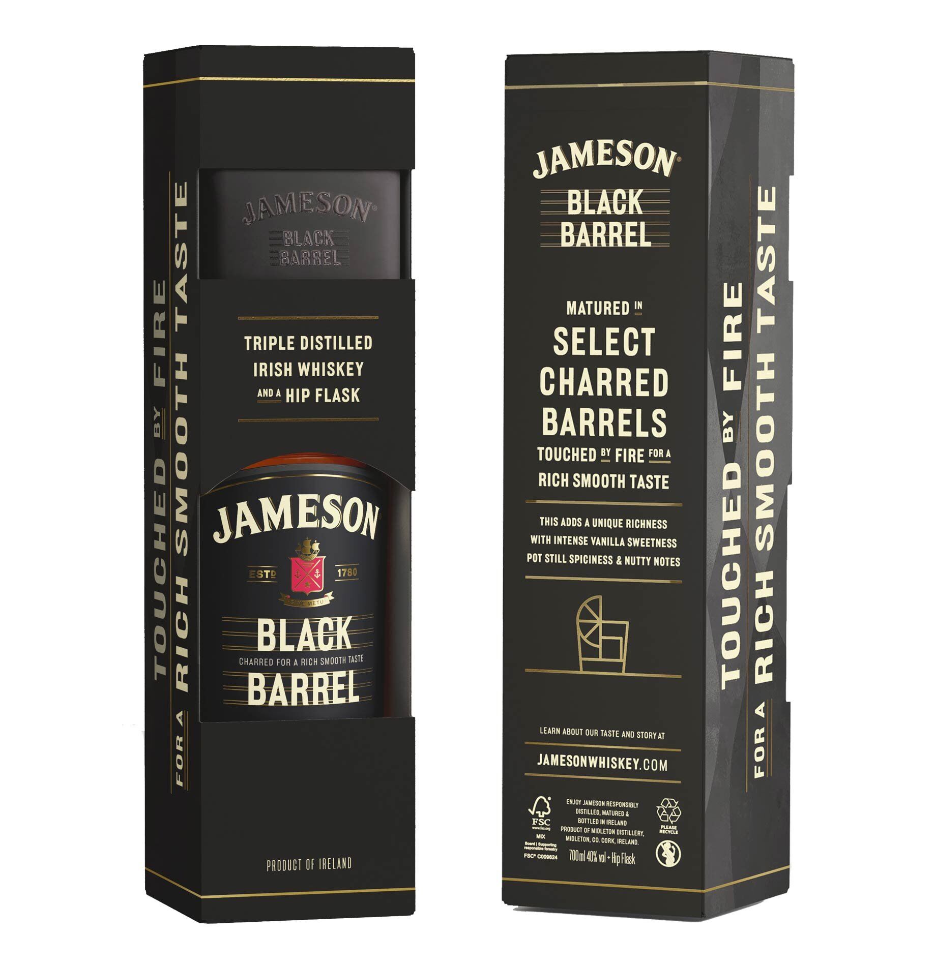 Irish Whiskey Black Barrel Jameson   Jameson Irish Whiskey Ireland  0.7l