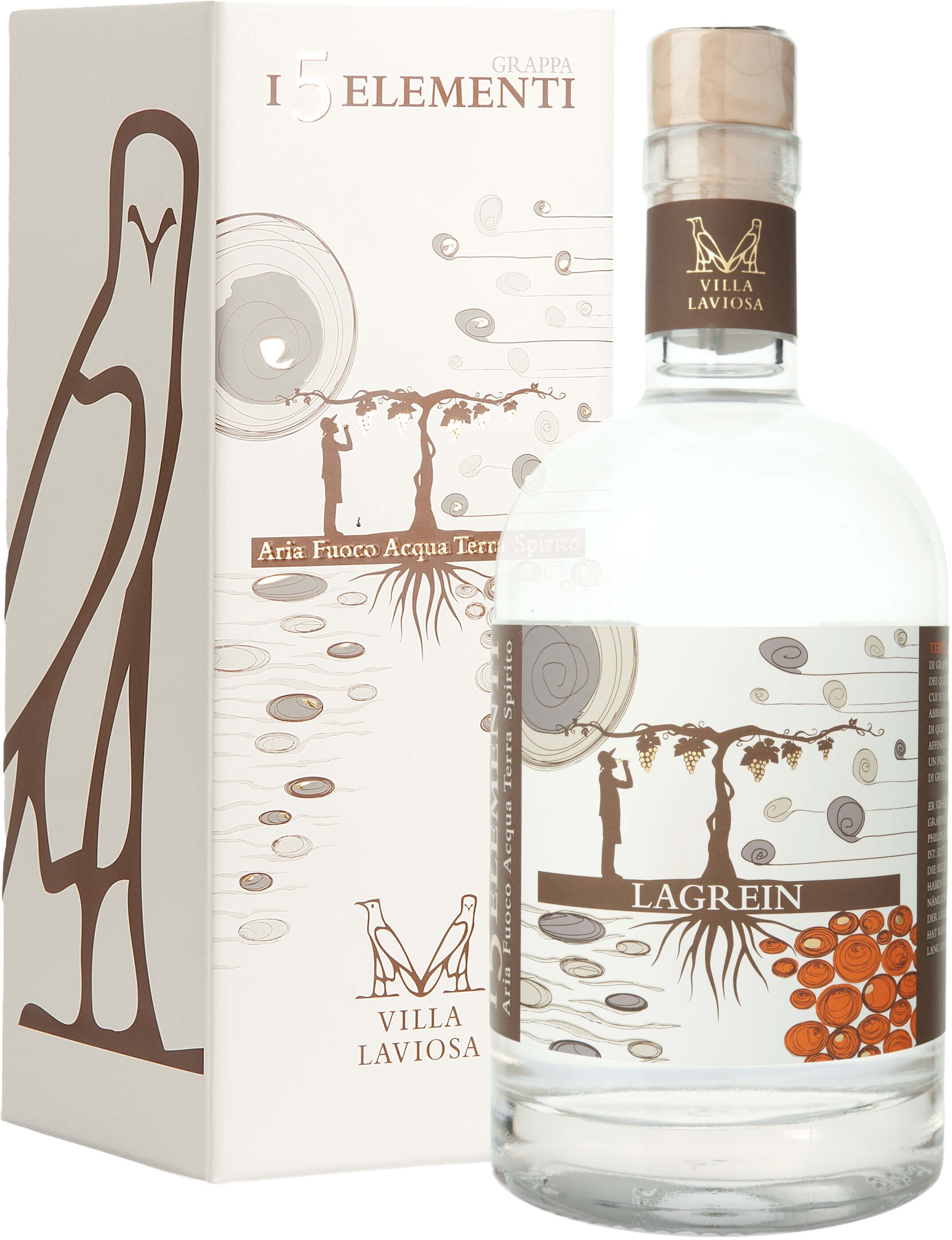 Grappa I 5 Elementi   Lagrein   Villa Laviosa  0.5l