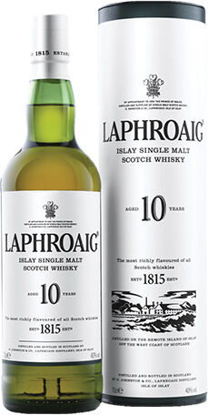 Scotch Whisky Single Malt 10 Anni   Laphroaig  0.7l