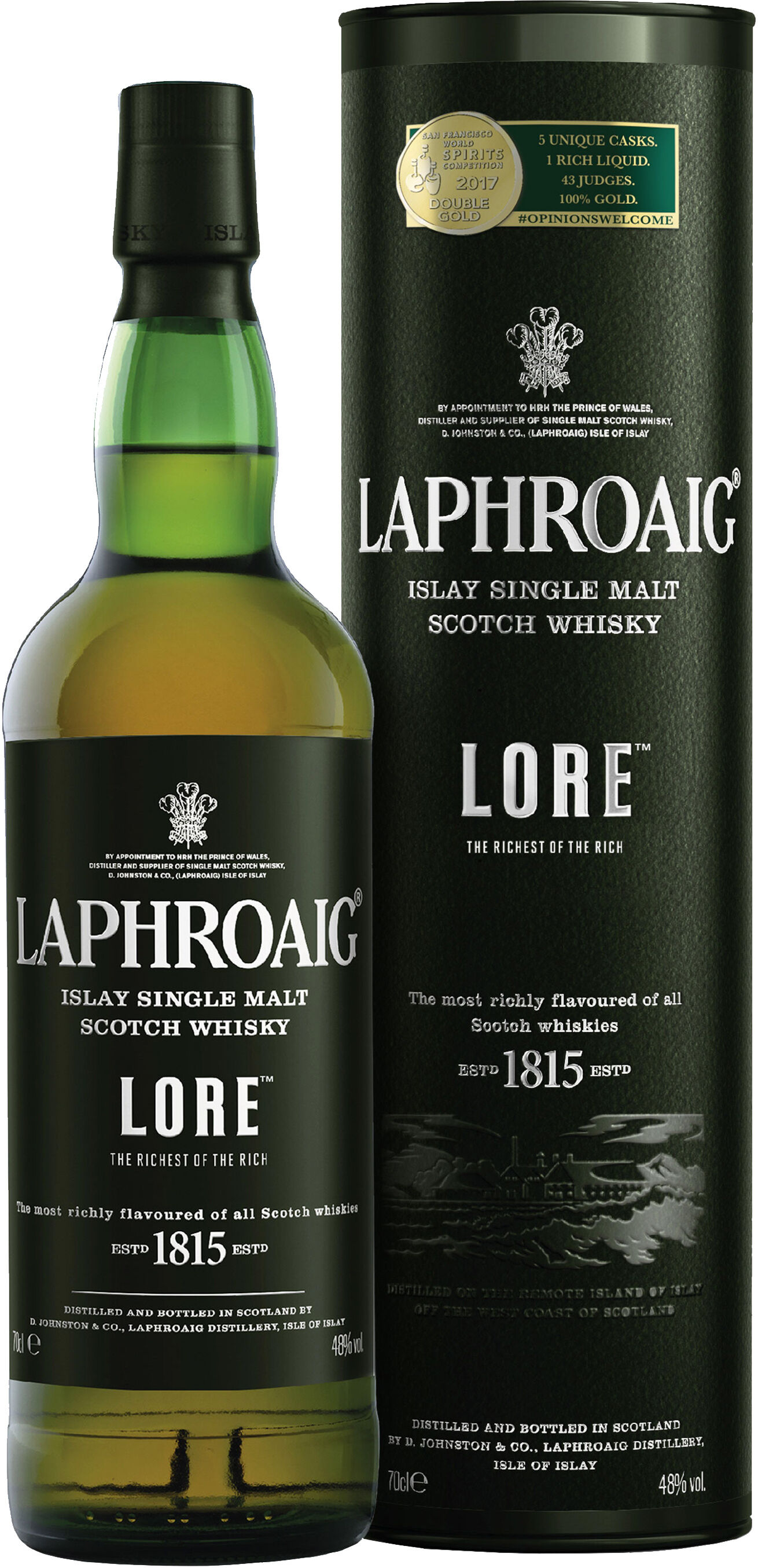 Islay Single Malt Scotch Whisky Lore   Laphroaig  0.7l