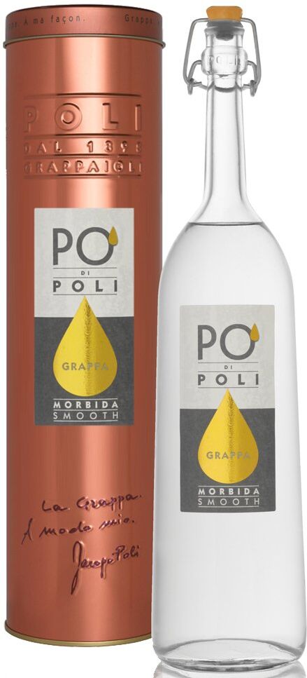 Grappa Di Moscato Po Di Poli Morbida   Jacopo Poli  0.7l