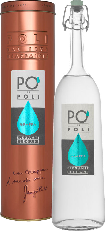 Grappa Di Pinot Po Di Poli Elegante   Jacopo Poli  0.7l