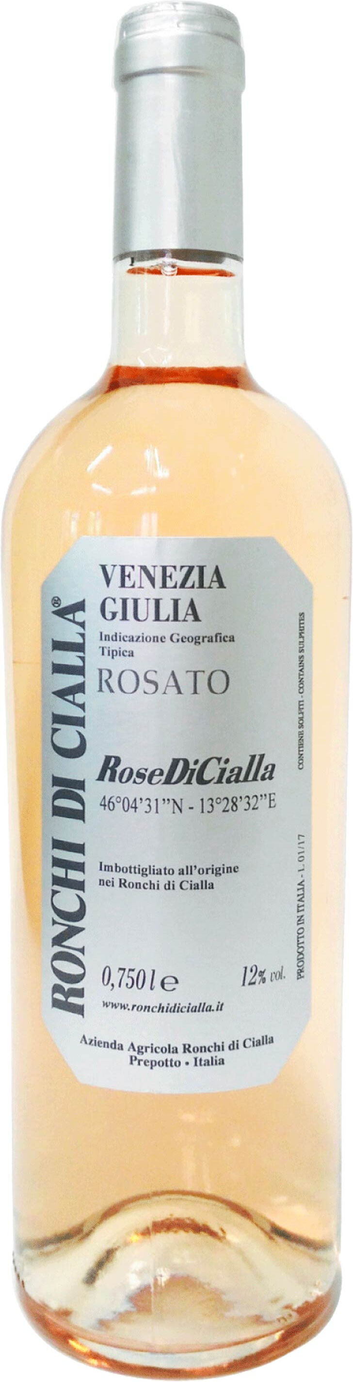 Ronchi di Cialla Venezia Giulia Igt Rosato “rosedicialla” 2022