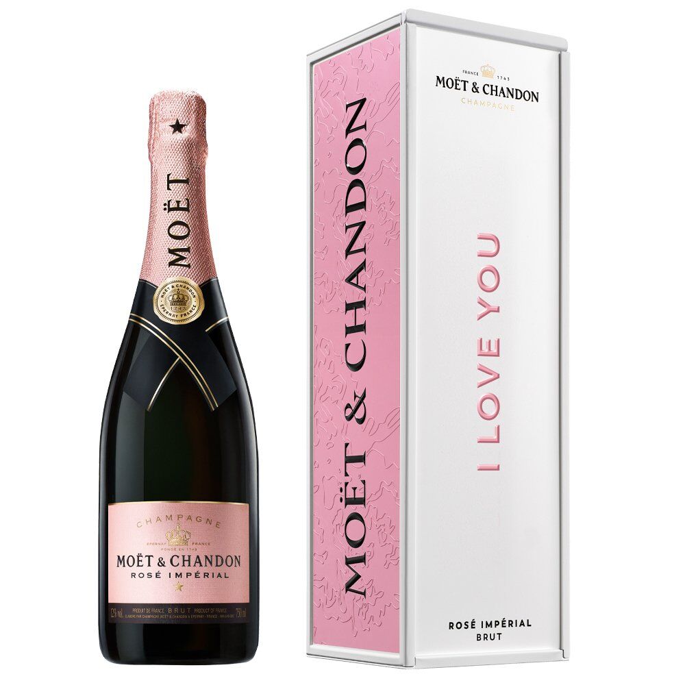 Moët & Chandon Champagne Brut Rosé Impérial I Love You