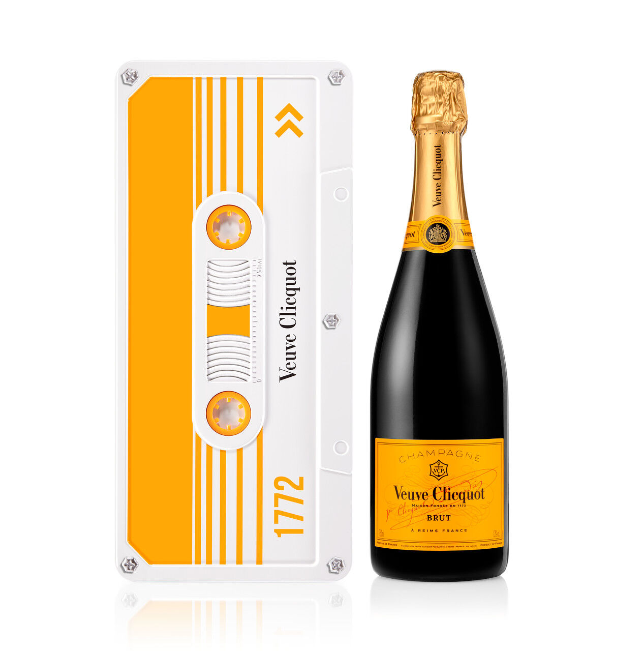 Veuve Clicquot Champagne Brut Yellow Label Tape For Personalisation