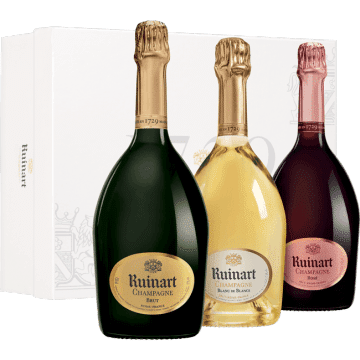 Champagne Ruinart - Cave Urbaine 3 Bottiglie - Blanc De Blancs - Rosé - Brut