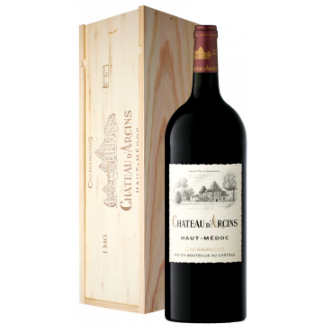 Chateau D'Arcins Magnum - Château D'Arcins 2019 - Cru Bourgeois - Caisse Bois