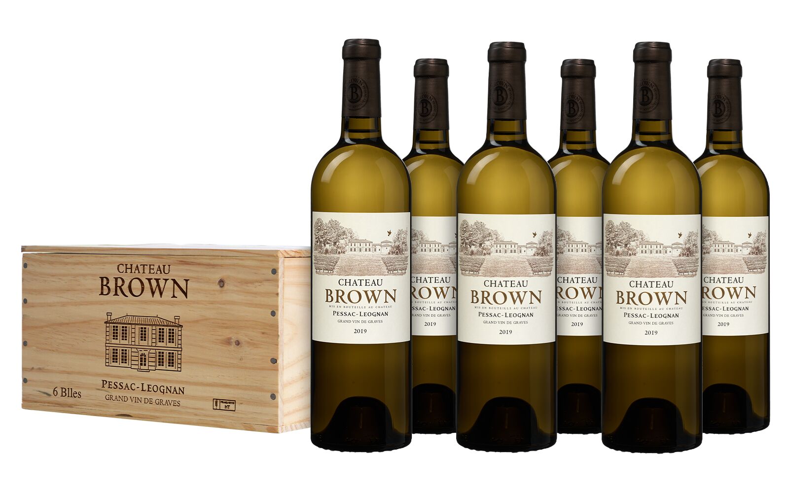 Bourseduvin.be Boîte à Vin Château Brown Pessac-Léognan Blanc