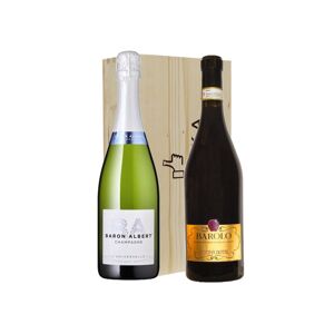 Champagne e Barolo - Baron Albert e Cascina Botal [2 bot in Cassetta di Legno]