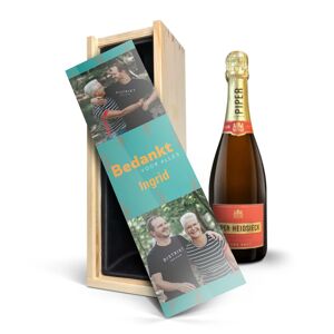 YourSurprise Champagne in bedrukte kist - Piper Heidsieck Brut (750ml)
