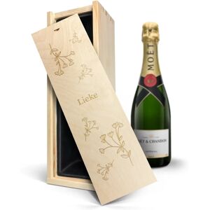 YourSurprise Champagne in gegraveerde kist - Moët & Chandon (750ml)