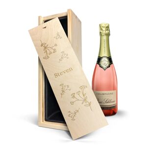 YourSurprise Champagne in gegraveerde kist - René Schloesser rosé (750ml)