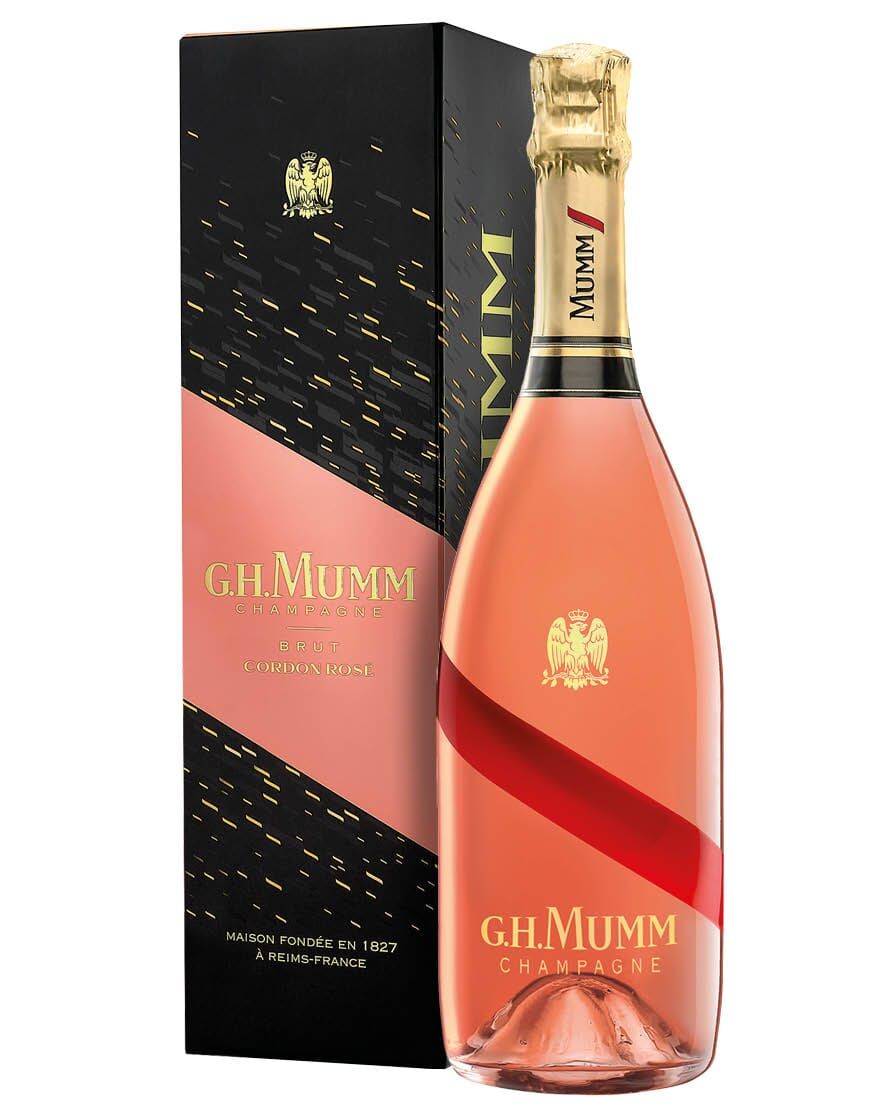 G.H. Mumm Champagne Brut AOC Cordon Rosé G.H. Mumm 0,75 L, Fles geval