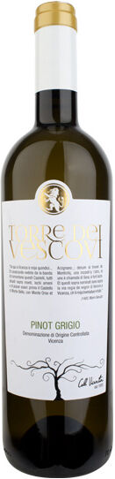 Colli Vicentini Vicenza DOC Torre dei Vescovi Pinot Grigio Colli Vicentini 2020 0,75 L