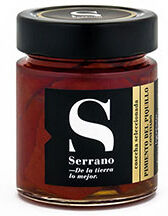 Conservas Serrano Pimiento del piquillo confitado en azúcar moreno 140 g