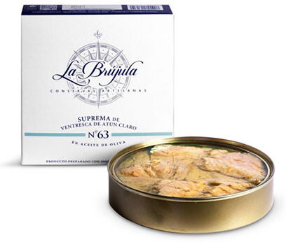 Conservas La Brújula Suprema de ventresca de atún claro La Brújula 280 g