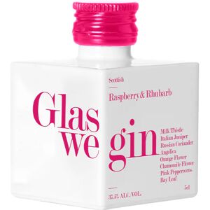 GlassWeGin Glaswegin Raspberry & Rhubarb Mini Gin 5cl