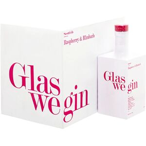 GlassWeGin Glaswegin Case of 6 x Raspberry & Rhubarb 70cl bottles