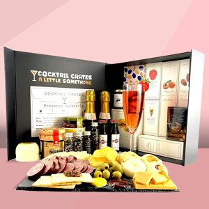 Cocktail Crates Prosecco Charcuterie Box