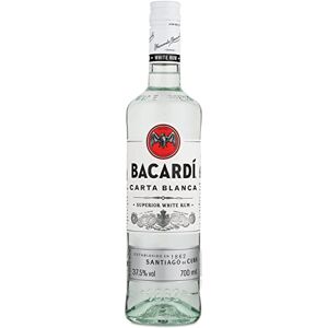 Bacardi BACARDÍ Carta Blanca Superior White Rum, Iconic Caribbean Rum Perfect for Cocktails, 37.5% ABV, 70cl / 700ml