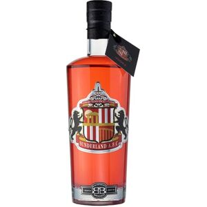 Sunderland Gifts for Men & Women Official Sunderland AFC Strawberry & Rhubarb Flavoured Vodka for Black Cats Football Fans Premium Alcohol by Bohemian Brands – 70 cl