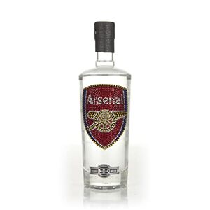 Arsenal Vodka Gifts for Men & Women, Distilled 5 Times, Official Crystal Edition for Gunners Football Fans, Perfect Birthday Present Premium Alcohol by Bohemian Brands 37.5%, 70cl