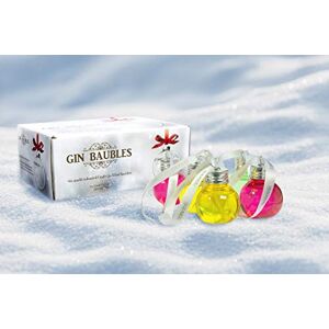 Bohemian Brands Christmas Gin Filled Baubles, 6 x 50ml