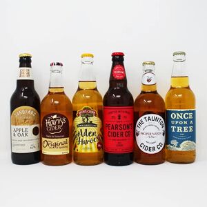 Bristol Cider Shop Craft Cider Gift Set - 6x 500ml Bottles Sparkling Dry Cider