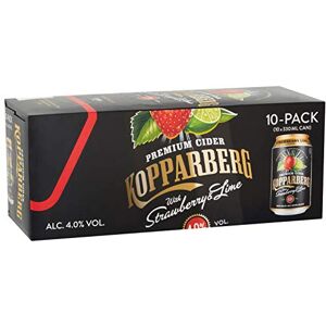 Kopparberg Premium Cider with Strawberry & Lime, 10 x 330ml