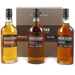 Auchentoshan Single Malt Scotch Whisky Collection Gift Set (3 x 20cl Bottles)