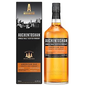 Auchentoshan American Oak Scotch Lowland Single Malt Whisky Smooth and Vanilla Oak Cask Matured 40 Percent ABV 70 cl