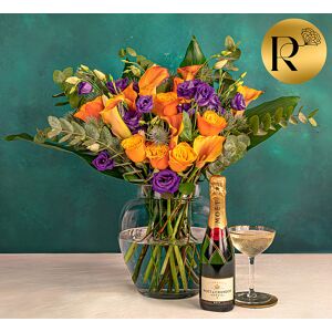 123 Flowers Diana & Moet 37.5cl