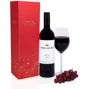 123 Flowers Red Wine Gift