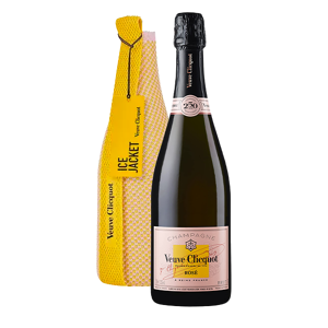 Champagne Veuve Clicquot Rosé Brut with Ice Jacket - Country: Italy - Capacity: 0.75