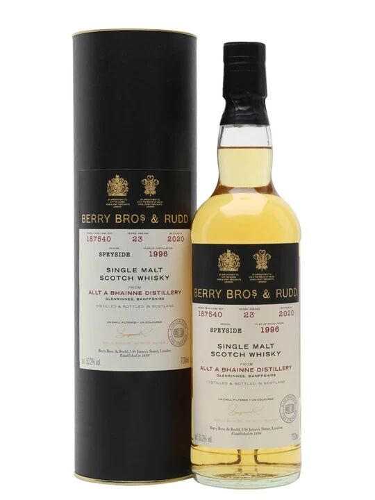 Allt-a-Bhainne 1996 / 23 Year Old / Berry Bros Small Batch Speyside Whisky