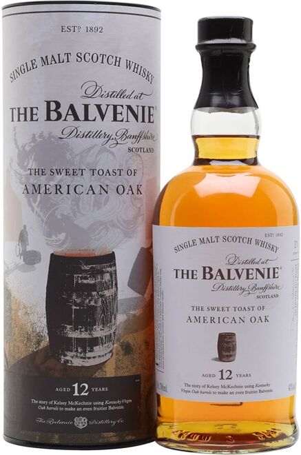 Balvenie 12 Year Old / Sweet Toast Of American Oak Speyside Whisky