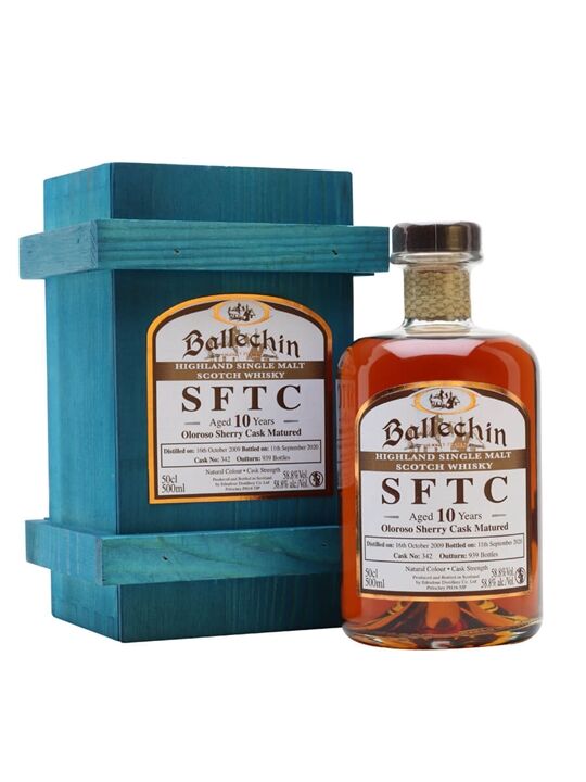 Ballechin 2009 / 10 Year Old / Oloroso Sherry Cask Highland Whisky