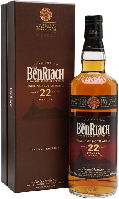 Benriach 22 Year Old / Albariza / PX Sherry Finish Speyside Whisky