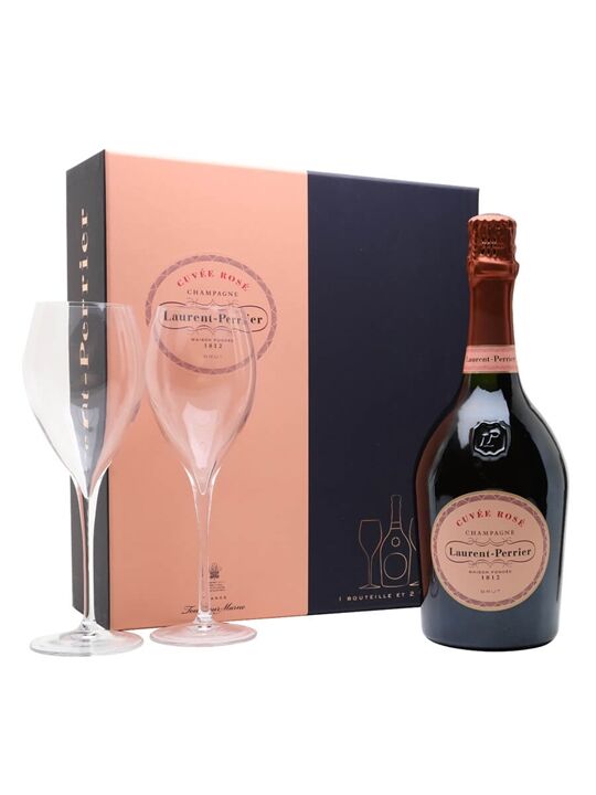 Laurent-Perrier Rose Champagne / 2 Glass Gift Pack