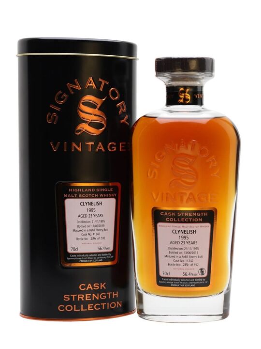 Clynelish 1995 / 23 Year Old / Sherry Cask / Signatory Highland Whisky